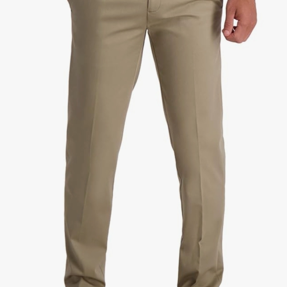 HAGGAR No Iron Khaki Casual Pant